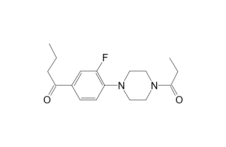 1-[3-Fluoro-4-(4-propionyl-piperazin-1-yl)-phenyl]-butan-1-one