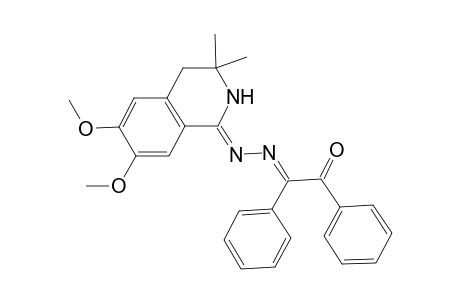 1(2H)-isoquinolinone, 3,4-dihydro-6,7-dimethoxy-3,3-dimethyl-, [(E)-2-oxo-1,2-diphenylethylidene]hydrazone, (1Z)-