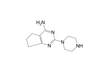 4-amino-2-(1-piperazinyl)-5H-cyclopentapyrimidine