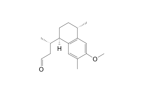 (S)-3-((1R,4S)-6-Methoxy-4,7-dimethyl-1,2,3,4-tetrahydronaphthalen-1-yl)butanal