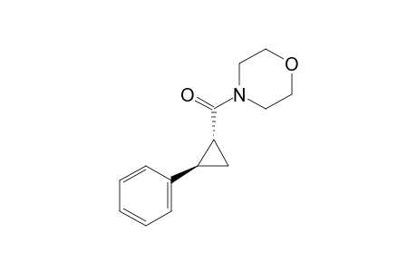 Trans-4-[(2-phenyl-1-cyclopropyl)carbonyl] morpholine