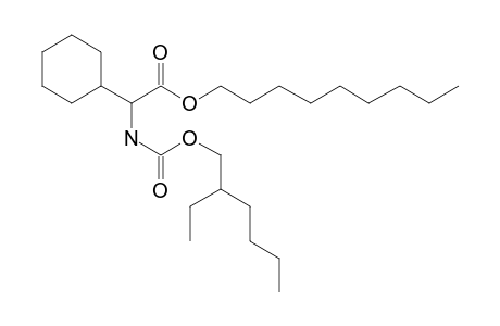 Glycine, 2-cyclohexyl-N-(2-ethylhexyl)oxycarbonyl-, nonyl ester