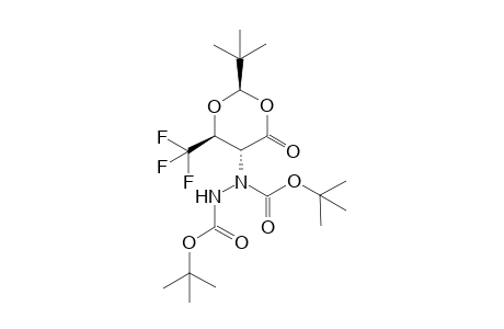 N-(tert-butoxycarbonylamino)-N-[(2R,5R,6S)-2-tert-butyl-4-keto-6-(trifluoromethyl)-1,3-dioxan-5-yl]carbamic acid tert-butyl ester