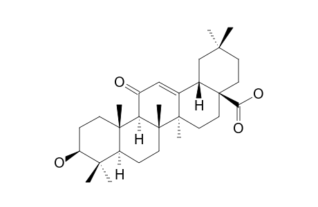 3-BETA-HYDROXY-11-OXO-OLEANA-12-EN-28-OIC-ACID