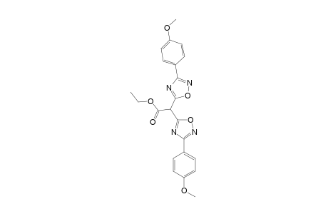 ETHYL-2,2-BIS-[3-(4-METHOXYPHENYL)-1,2,4-OXADIAZOL-5-YL]-ACETATE