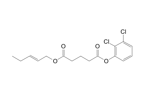 Glutaric acid, pent-2-en-1-yl 2,3-dichlorophenyl ester