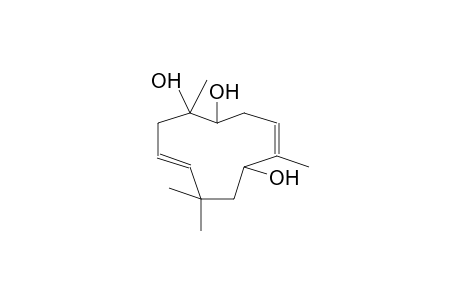 4,9-CYCLOUNDECADIENE-1,2,6,-TRIOL, 1,5,8,8-TETRAMETHYL-