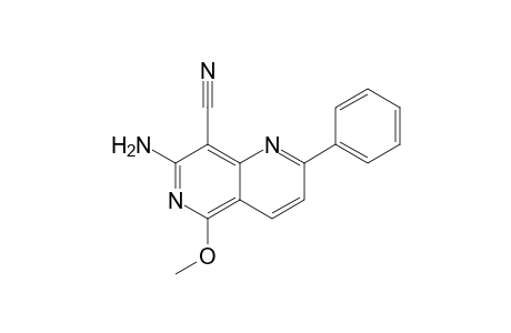 7-Amino-8-cyano-5-methoxy-2-phenyl-1,6-naphthyridine