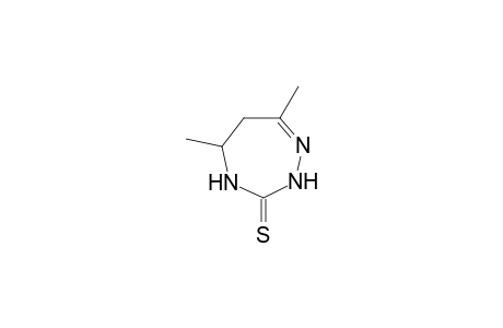 5,7-Dimethyl-2,4,5,6-tetrahydro-3H-1,2,4-triazepine-3-thione