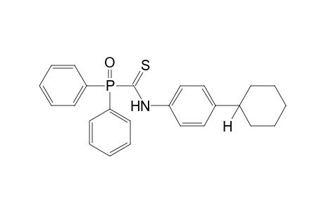 4'-cyclohexyl-1-(diphenylphosphinyl)thioformanilide