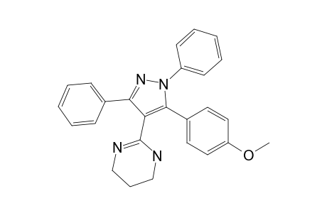 4-(Tetrahydropyrimidinyl)-5-(4-methoxyphenyl)-1,3-diphenylpyrazole