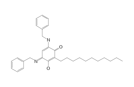 2,5-Cyclohexadien-1-one, 3-hydroxy-6-[(phenylmethyl)amino]-4-[(phenylmethyl)imino]-2-undecyl-