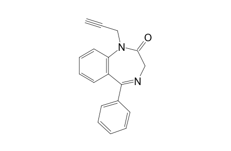 9-Phenyl-5-propargyl-5,8-benzodiazepine-6-one