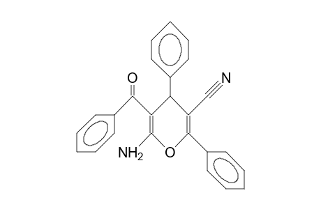 2-AMINO-5-CYANO-4,6-DIPHENYL-3-PHENYLCARBONYL-4H-PYRAN