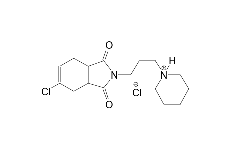 piperidinium, 1-[3-(5-chloro-1,3,3a,4,7,7a-hexahydro-1,3-dioxo-2H-isoindol-2-yl)propyl]-, chloride