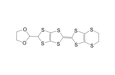 7-(1,3-Dioxolan-2-yl)[2,2'-bis(2,4,6,8-tetrathiabicyclo[3.3.0]oct-1(5)ene-3-ylidene)]