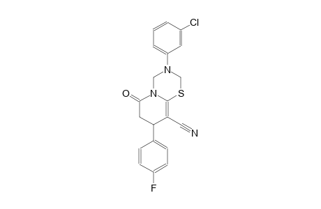 2H,6H-pyrido[2,1-b][1,3,5]thiadiazine-9-carbonitrile, 3-(3-chlorophenyl)-8-(4-fluorophenyl)-3,4,7,8-tetrahydro-6-oxo-