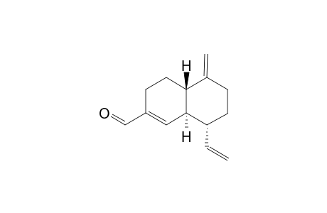 3,4,4a,.beta.,5,6,7,8,8a.alpha.-Octahydro-5-methylene-8.alpha.vinylnaphthalene-2-carbaldehyde