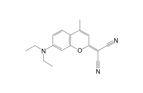 2-[7-(diethylamino)-4-methyl-2H-chromen-2-ylidene]malononitrile
