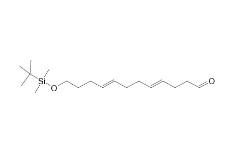 (4E,8E)-12-[tert-butyl(dimethyl)silyl]oxydodeca-4,8-dienal