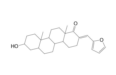 D-Homo-5.alpha.-androstan-17a-one, 17-furfurylidene-3.beta.-hydroxy-