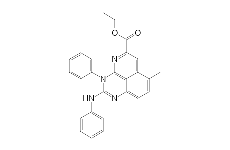 3-PHENYL-2-PHENYLAMINO-5-(ETHOXYCARBONYL)-7-METHYLPYRIDO-[2,3,4-DE]-QUINAZOLINE