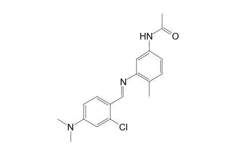 3'-{[2-chloro-4-(dimethylamino)benzylidene]amino}-p-acetotoluidide