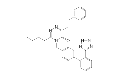 3-Butyl-6-phenethyl-4-[4-[2-(2H-tetrazol-5-yl)phenyl]benzyl]-1,2,4-triazin-5-one