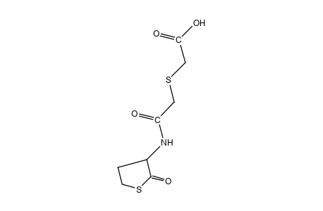 {{[(2-oxotetrahydro-3-thienyl)carbamoyl]methyl}thio}acetic acid