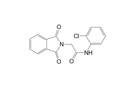 2-[1,3-bis(oxidanylidene)isoindol-2-yl]-N-(2-chlorophenyl)ethanamide