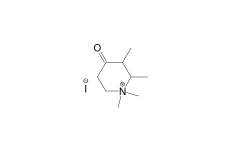 piperidinium, 1,1,2,3-tetramethyl-4-oxo-, iodide