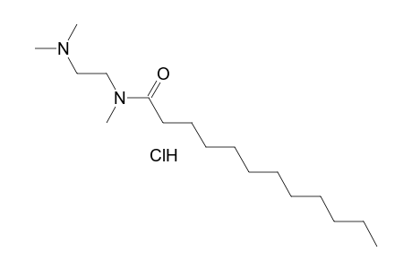 N-[2-(dimethylamino)ethyl]-N-methyldodecanamide, monohydrochloride