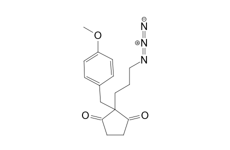 2-(3-azidopropyl)-2-(4-methoxybenzyl)cyclopentane-1,3-dione