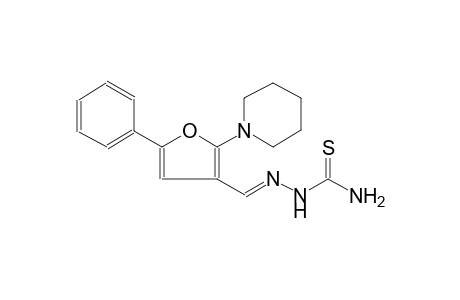 5-phenyl-2-(1-piperidinyl)-3-furaldehyde thiosemicarbazone