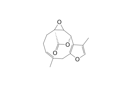 2H-10,1a-(Epoxymethano)oxireno[4,5]cyclodeca[1,2-b]furan-12-one, 3,6,10,10a-tetrahydro-5,9-dimethyl-, [1aS-(1aR*,4E,10R*,10aR*)]-