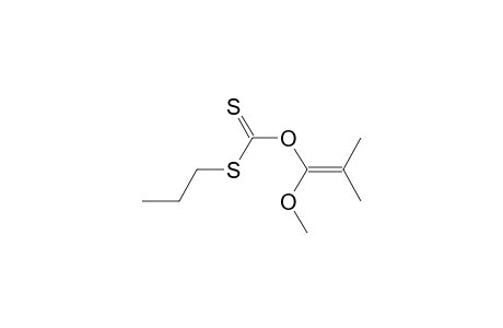 (propylthio)methanethioic acid O-(1-methoxy-2-methyl-prop-1-enyl) ester