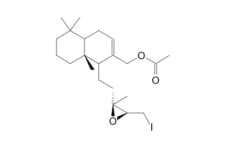 17-ACETOXY-13S(14R)-EPOXY-15-IODO-7-LABDENE