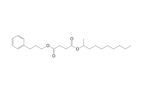 Succinic acid, dec-2-yl 3-phenylpropyl ester