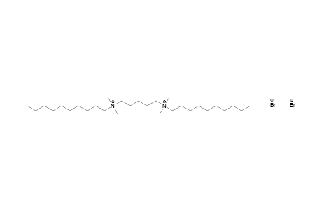 pentamethylenebis[decyldimethylammonium]dibromide