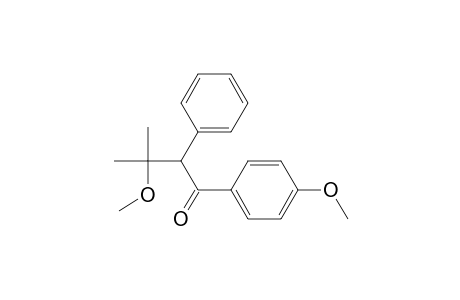 3-Methoxy-1-(4-methoxyphenyl)-3-methyl-2-phenylbutan-1-one