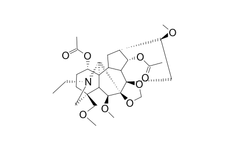 METHYLENEDIOXY-1,14-DIACETYL-DELCOSINE