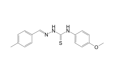 4-(p-methoxyphenyl)-1-(p-methylbenzylidene)-3-thiosemicarbazide