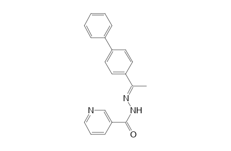 N'-[(E)-1-[1,1'-biphenyl]-4-ylethylidene]nicotinohydrazide