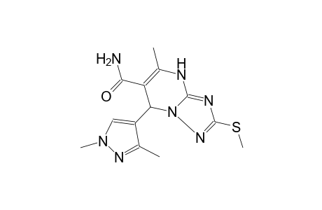 7-(1,3-dimethyl-1H-pyrazol-4-yl)-5-methyl-2-(methylsulfanyl)-4,7-dihydro[1,2,4]triazolo[1,5-a]pyrimidine-6-carboxamide