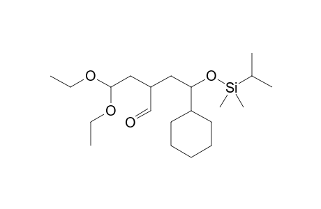 2-[2-cyclohexyl-2-[dimethyl(propan-2-yl)silyl]oxy-ethyl]-4,4-diethoxy-butanal