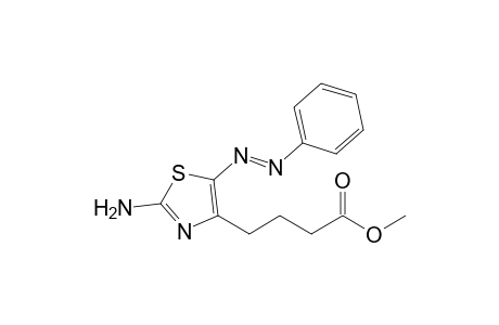 Methyl 4-[2'-amino-5'-phenylazothiazol-4'-yl]-butanoate