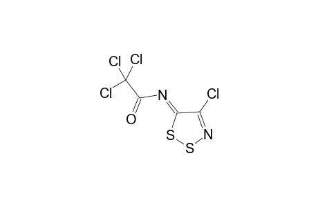 N-(4-CHLORO-5H-1,2,3-DITHIAZOL-5-YLIDENE)-2,2,2-TRICHLOROACETAMIDE