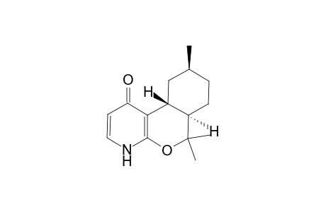 (6a.alpha.,9.alpha.,10a.beta.)-4,6,6a,7,8,9,10,10a-Octahydro-6,6,9-trimethyl-1H-[2]benzopyrano[3,4-b]pyridin-1-one