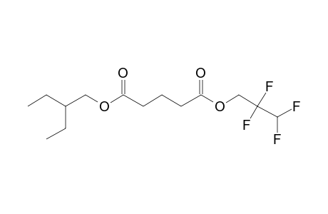 Glutaric acid, 2,2,3,3-tetrafluoropropyl 2-ethylbutyl ester