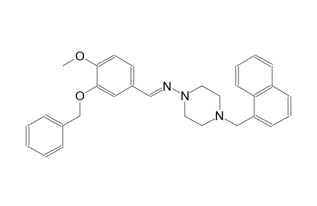 1-piperazinamine, N-[(E)-[4-methoxy-3-(phenylmethoxy)phenyl]methylidene]-4-(1-naphthalenylmethyl)-